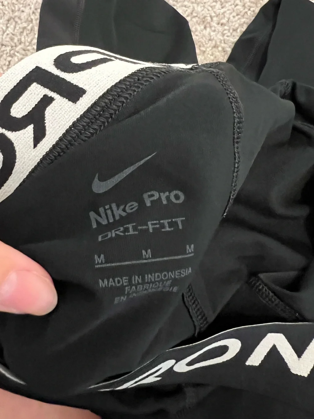 ◼️NIKE: Boy M, Nike Pro dri-fit compression leggings w/side pocket preowned◼️
